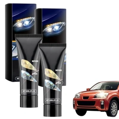 Image of SAOGERUL Car Headlight Care Cream,Car Scratch Repair Cream, Restoration Polish Paste,Headlamp Brightener &amp; Cleaner