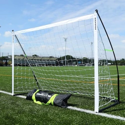 Image of QUICKPLAY Kickster Elite Football Goal 6x4&#039; Ultra Portable Indoor &amp; Outdoor Goals with Weighted Base [Single Goal]