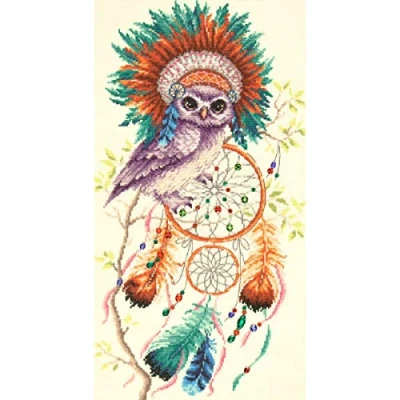 Image of Magic needle 88 12 ZW of Dreams Counted Cross Stitch Kit with Zweigart Edition Cotton Multi Coloured 27 x 50 cm