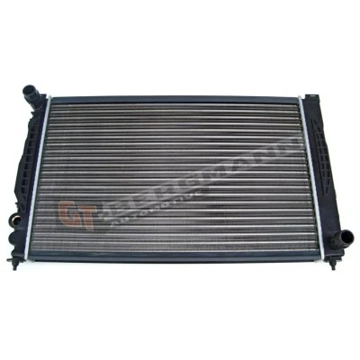 Image of 4B0121251K, 4B0121251R, 4Z7121251B, 8D0121251B, 8D0121251BB Engine radiator DENSO DRM02031 Aluminium 630mm 399mm 28mm AUDI: A6 C5 Avant, A4 B5 Saloon