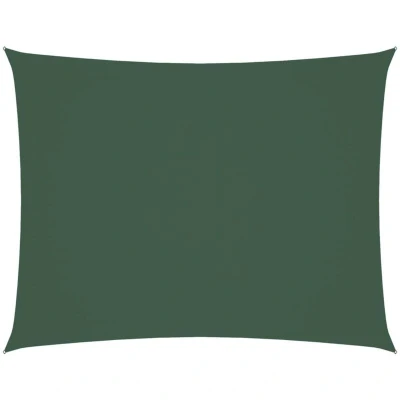 Image of vidaXL Sunshade Sail Oxford Fabric Rectangular 2.5x4 m Dark Green