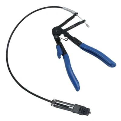 Image of US PRO Flexible Long Reach Locking Hose Clamp Removal Pliers Ratchet Tool 2056
