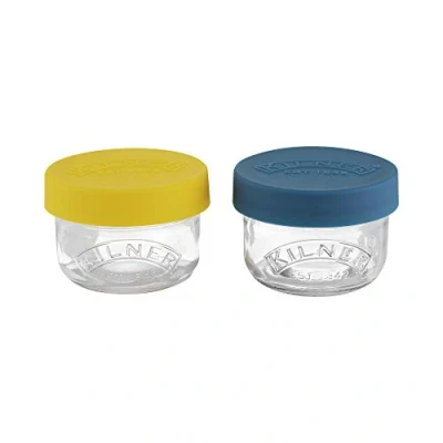 Image of Kilner Set Of 2 Snack And Store Pots 125ml
