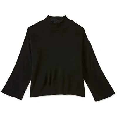 Image of Trendyol FeMan Regular fit Basic Crew Neck Woven Sweater Schwarz