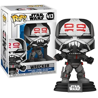 Image of Funko Pop! Star Wars: Clone Wars Bad Batch Wrecker Collectable Vinyl Figure Gift Idea Official Merchandise Toys for Kids &amp; Adults TV Fans Model Collectors and Display