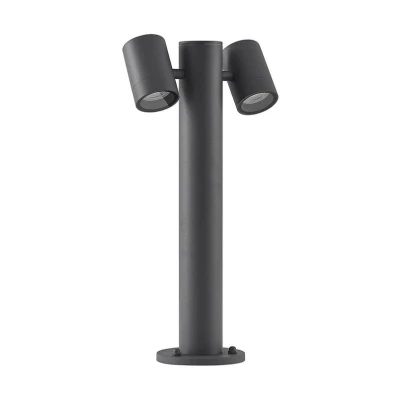 Image of Lucande pillar light Maloney, 50 cm, anthracite, IP54