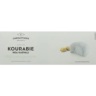 Image of Chrisanthidis Delights Kourabie Shortbread with Peanuts &amp; Peanut Butter, 200 g