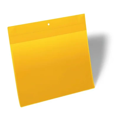 Image of Durable Neodym Magnetic Document A4 Landscape, Pack of 10 Piece, Yellow