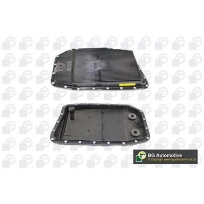 Image of 24110403404, 24117519359, 24117522923, 24117571227, 24152333903 Oil Pan, automatic transmission BGA SP0900 with gasket/seal filter BMW: X5