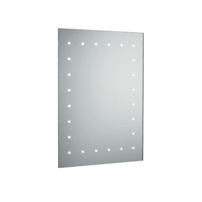 Image of KnightsBridge 230V IP44 600 x 450mm LED Bathroom Mirror with Demister, Shaver Socket and Motion Sensor