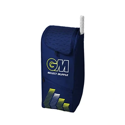 Image of Gunn &amp; Moore GM Cricket Duffle Duffel Bag Select Prima Integrated Bat Pocket Tough 600 Denier Polyester Small 55 Litres Blue
