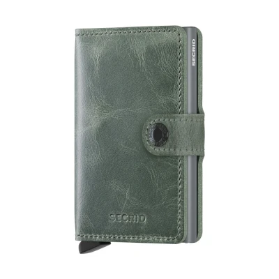 Image of Secrid Men&#039;s Cardprotector Travel Accessory Envelope Card Holder, Sage, Standard Size, Casual