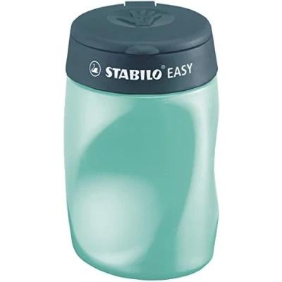 Image of STABILO Ergonomic Container Sharpener EASYsharpener 3 in 1 Right Handed Pack of Petrol
