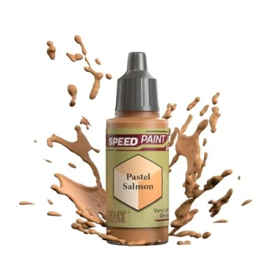 Image of The Army Painter Speedpaint Pastel Salmon 2.0, Single Acrylic Paint 18ml One coat Painting Soloution For Fantasy Tabletop Miniatures Like Warhammer 40k And Dungeons Dragons Figures