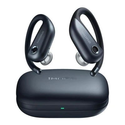 Image of 1MORE Fit Open Earbuds S50 Ear Wireless with Bluetooth 5.3, Long Battery Life Up to 38 Hours, IPX7 Water Resistance and Comfortable for Running, Working Out &amp; Even Everyday Use Grey