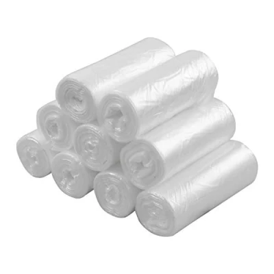 Image of Farmoon 5L Clear Bin Liners, Small Waste Rubbish Bags, 9 Rolls, 225 Bags