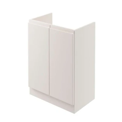 Image of Iflo Trapini Floor Standing Vanity Unit 2 Door Cashmere 600mm X 820mm 380mm 719513
