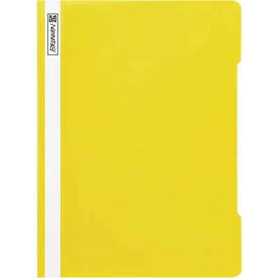 Image of Brunnen File Folder/Plastic Folder A4 PVC Film Yellow
