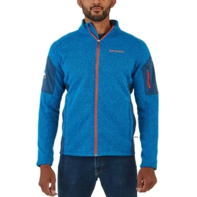 Image of Spyder Men&#039;s Empire Full Zip Jacket, Blue, XX L