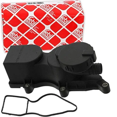 Image of 0928402184, 6460100862, 6460101562, A6460100862, A6460101562 Oil Trap, crankcase breather FEBI BILSTEIN 49462 with seal ring