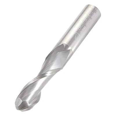 Image of Trend CNC Bullnose Spiral Up Cut Router Cutter, 10mm Shank, Diameter &amp; 32mm Length, Solid Tungsten Carbide, CNC/313X10STC