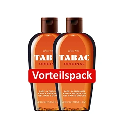 Image of Tabac Original Shower Gel for Men VALUE PACK. since 1959. 2 x 400 ml