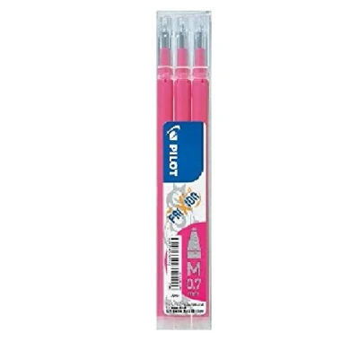 Image of Pilot Refills for Frixion Rollerball 0.7 mm Tip (Pink, Pack of 3)