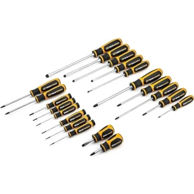 Image of GEARWRENCH 20 Pc. Phillips/Slotted/Torx Dual Material Screwdriver Set 80066H