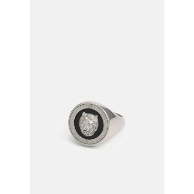 Image of Guess LION COIN Ring silvercoloured, Men&#039;s, Size: T U, Silver coloured