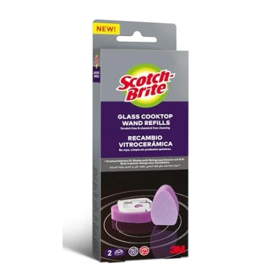 Image of Scotch Brite Glass Cooktop Wand Refills, 2 pieces in pack