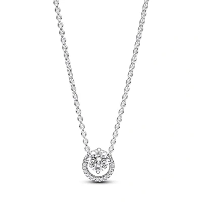 Image of Pandora Timeless Sterling silver collier with clear cubic zirconia
