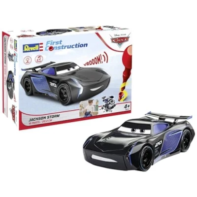 Image of Revell Cars 00921 First Jackson Storm Disney (Light &amp; Sound) 1:20 Scale, Black