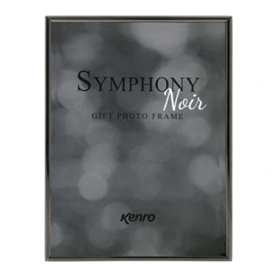 Image of Kenro Symphony Noir Luxury Plated Metal Photo Frame 8x12 Inch / 20x30cm SYN2030