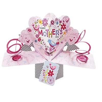 Image of Happy Mother&#039;s Day Pretty Pop Up Greeting Card Second Nature 3D Cards