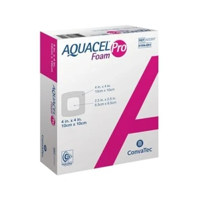 Image of Aquacel Foam Pro Adhesive Silicone Dressings 10 cm x