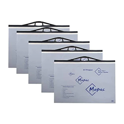 Image of Mapac Clear Project Bag A1 Pack of 5