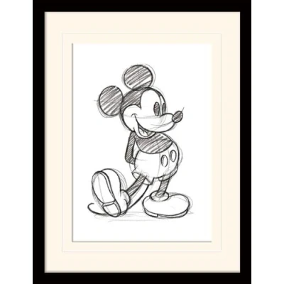 Image of Pyramid International Disney Junior MP11129P PL Sketched Single Memorabilia Art Print, Multi Colour, 30 x 40 cm