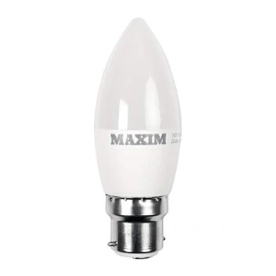 Image of Maxim LED Candle Bayonet Cap (Warm White) 3watt (25watt) (Pack 10), 009779