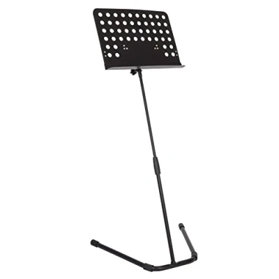 Image of Kinsman Stacking Conductor&#039;S Music Stand Black
