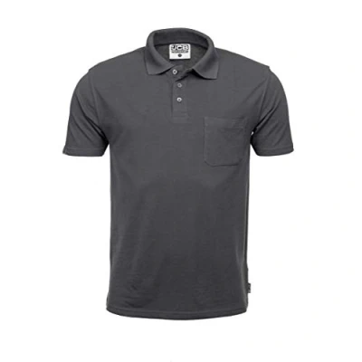 Image of JCB Workwear Men&#039;s Polos Polo Shirt Essential Grey Size Large