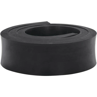 Image of vidaXL Rubber Edge for Snow Plow Black 180x10x2 cm