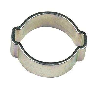 Image of 10 x Double Ear O Clips Fuel Clamps, Water Coolant Pipes Air Hydraulic Hoses [ 22 25mm ]