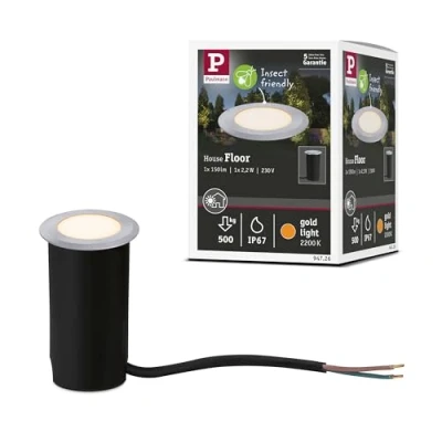 Image of Paulmann Goldlicht LED recessed floor light Ø5cm