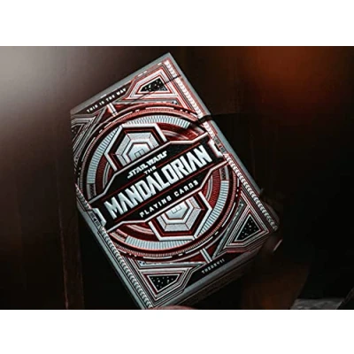 Image of theory11 Star Wars Mandalorian Playing Cards with JP GAMES Deck Sleeve