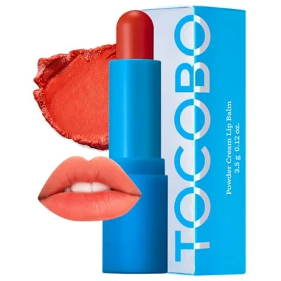 Image of TOCOBO Powder Cream Lip Balm 033 Carrot Cake 3.5g