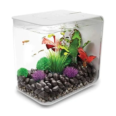 Image of biOrb Flow 30L Aquarium, White with LED lighting