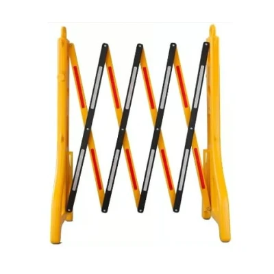 Image of Way4Now Yellow Black Plastic Expandable Barrier (4)