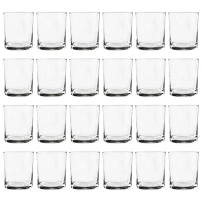 Image of Argon Tableware 24x 280ml Classic Whisky Cocktail Glasses Gift Short Kitchen Drinking Tumbler Glass Whiskey Water Juice Barware Set Dishwasher Safe