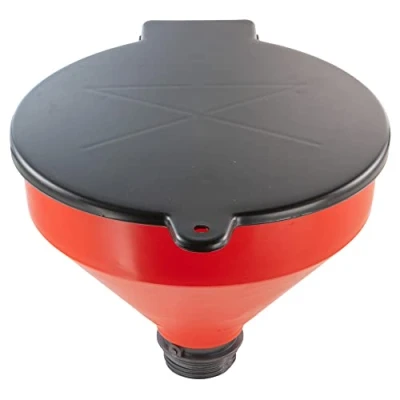 Image of ibc tank funnel with filter and lid 2&quot; bsp thread
