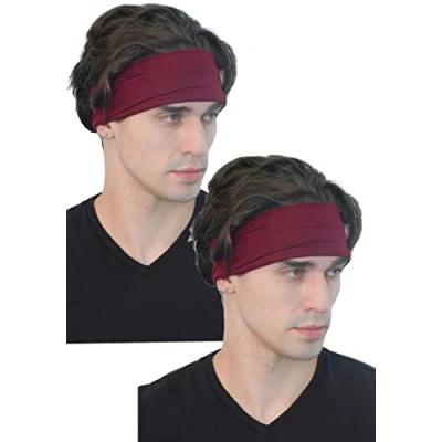 Image of Deresina Plain Headband (Burgundy One Size)
